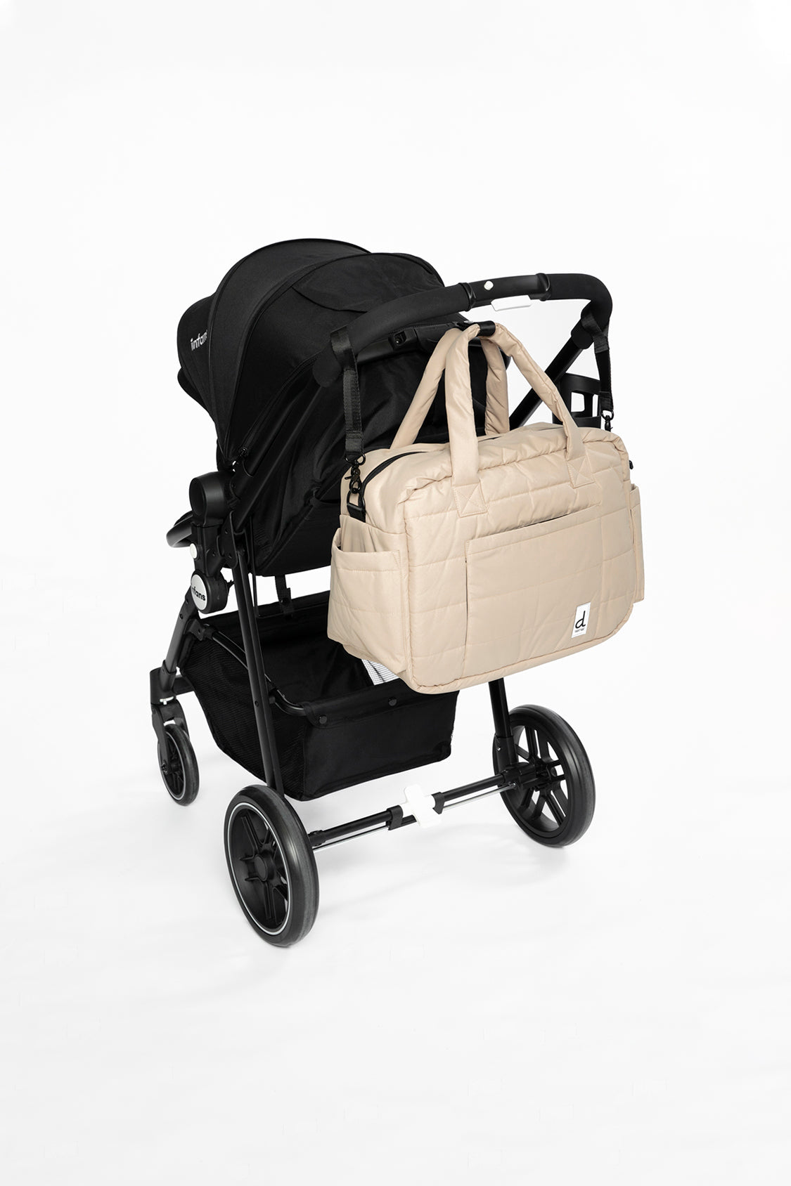 Diaper Bag With Changing Mat Beige - Image 3