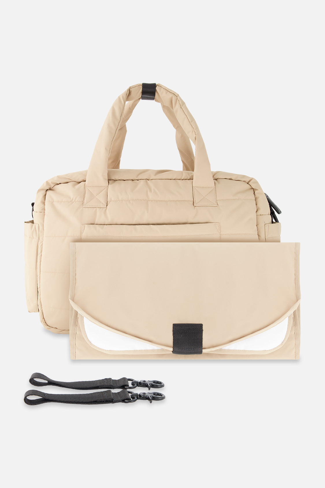 Diaper Bag With Changing Mat Beige - Image 4