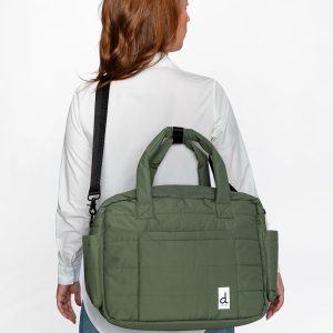 Diaper Bag With Changing Mat Olive Green - Image 2