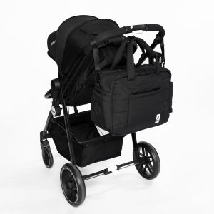 Diaper Bag With Changing Mat Black - Image 3