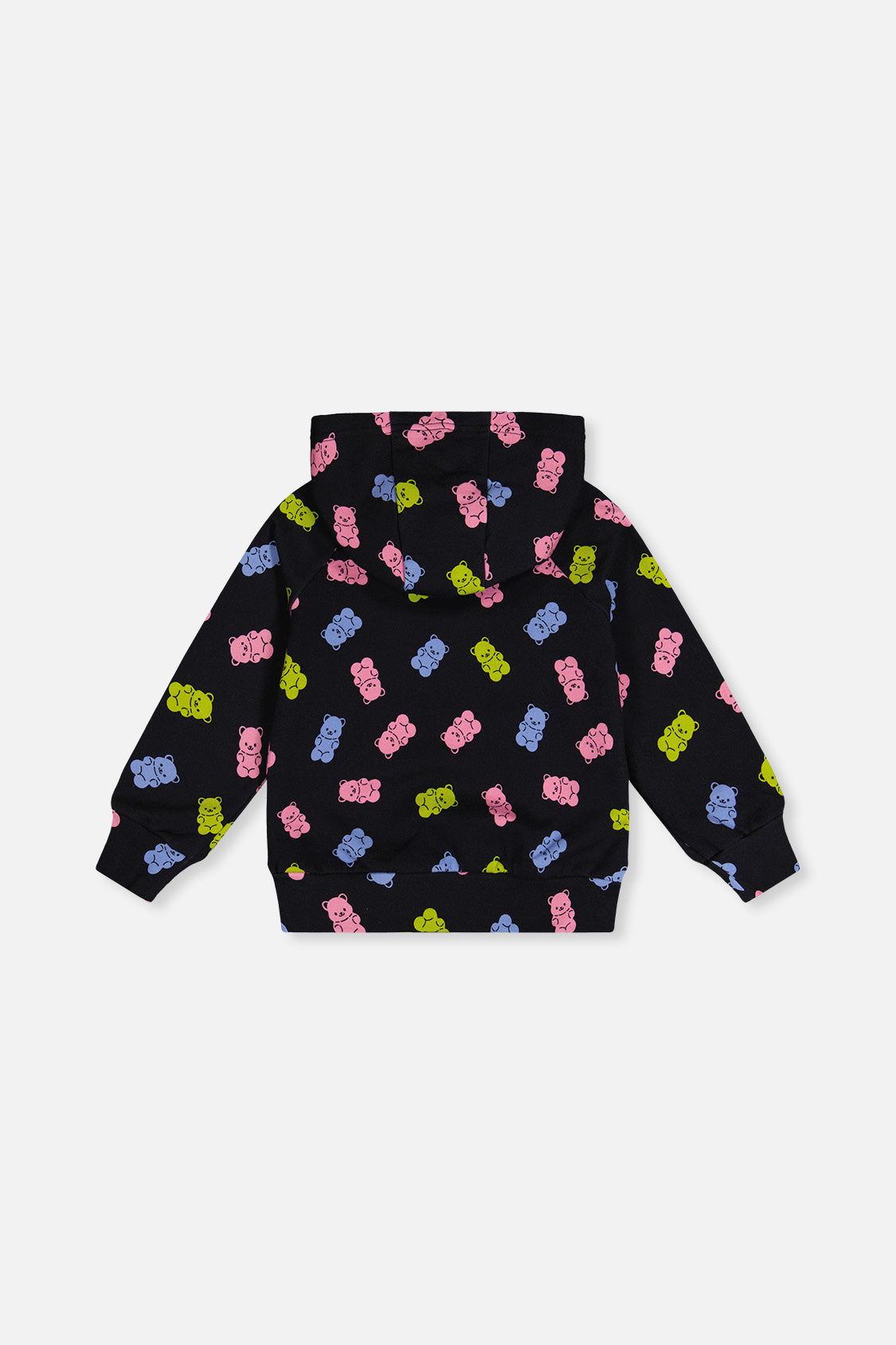 Printed Hoodie Black Printed Gummy Bears - Image 2
