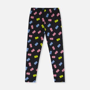 Printed Leggings Black Printed Gummy Bears - Image 14
