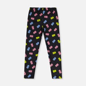 Printed Leggings Black Printed Gummy Bears - Image 5