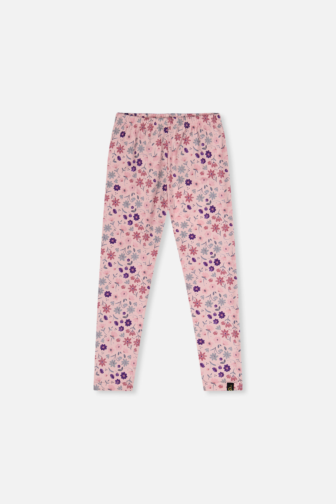 Printed Leggings Pink Printed Daisies - Image 7