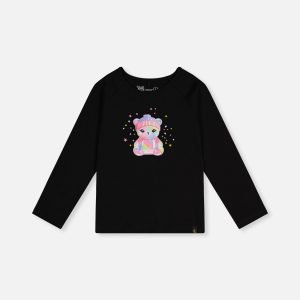 Raglan Organic Cotton T-Shirt Black