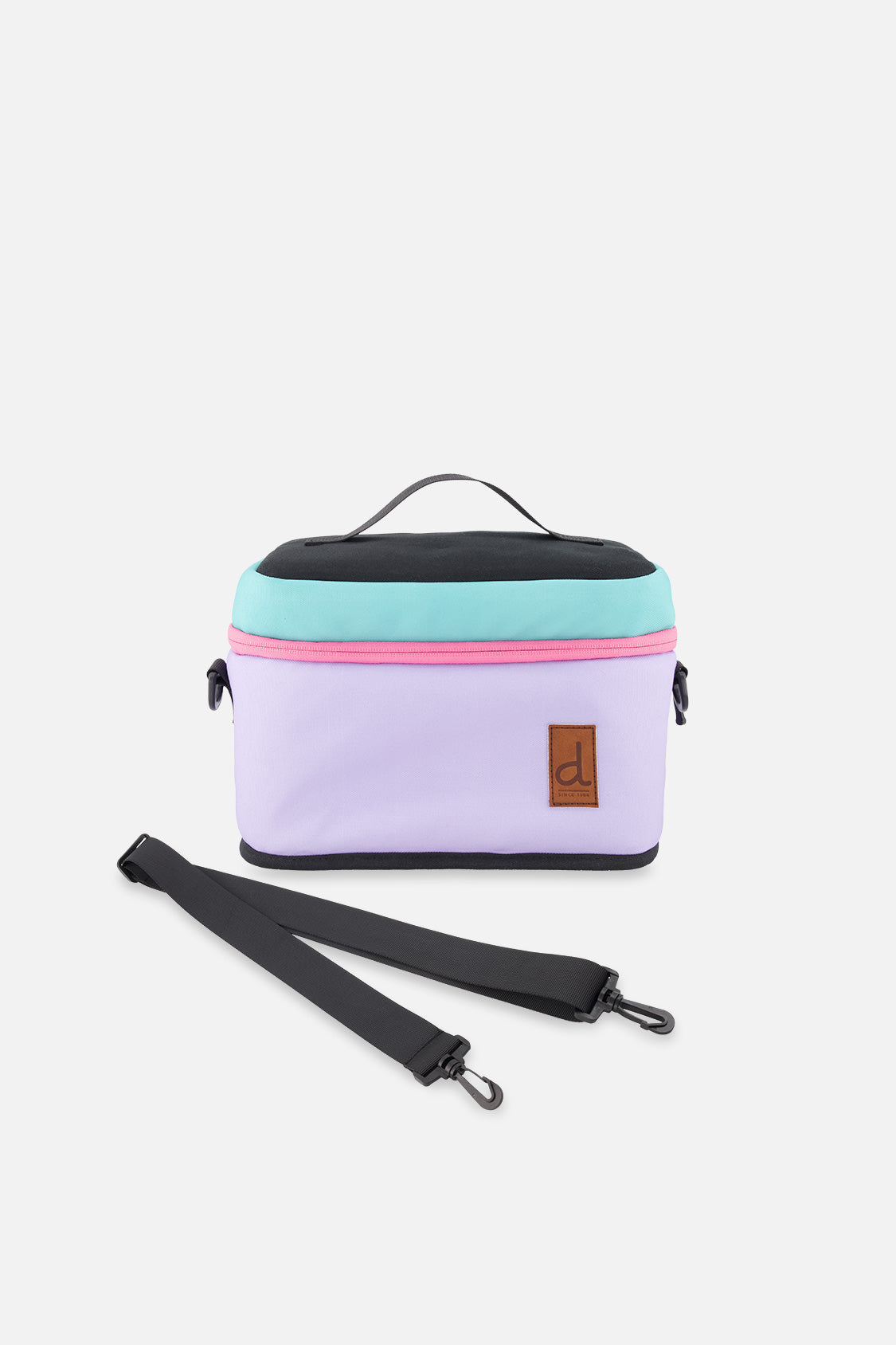 Lunch Box Turquoise Blue, Pink And Mauve - Image 5