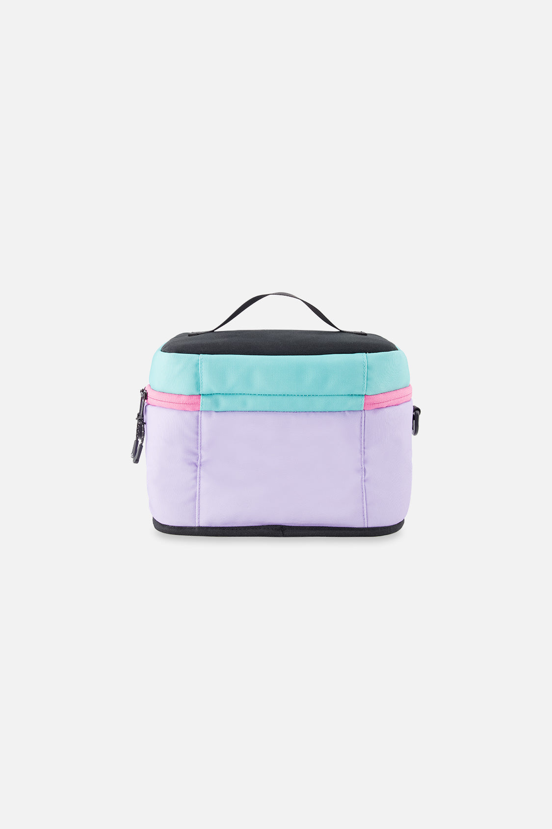 Lunch Box Turquoise Blue, Pink And Mauve - Image 2