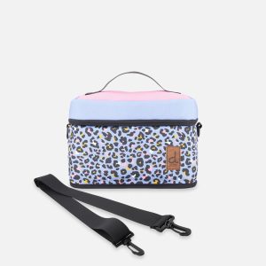 Lunch Box Blue Leopard Print - Image 5