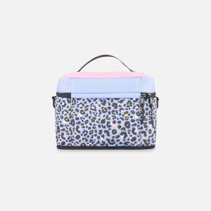 Lunch Box Blue Leopard Print - Image 2