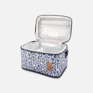 Lunch Box Blue Leopard Print - Image 3