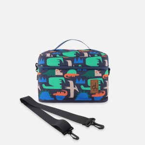 Lunch Box Navy Dinosaur Print - Image 5