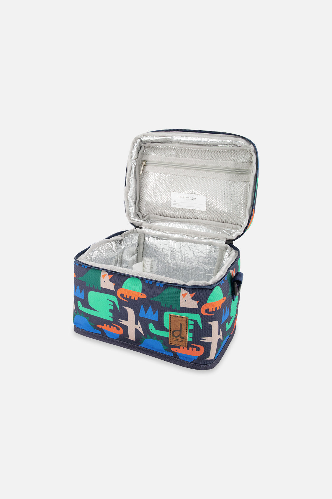 Lunch Box Navy Dinosaur Print - Image 3