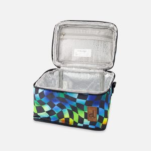 Lunch Box Blue Checkered Print - Image 3