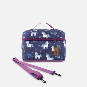 Lunch Box Blue And Purple Unicorn Print - Image 6