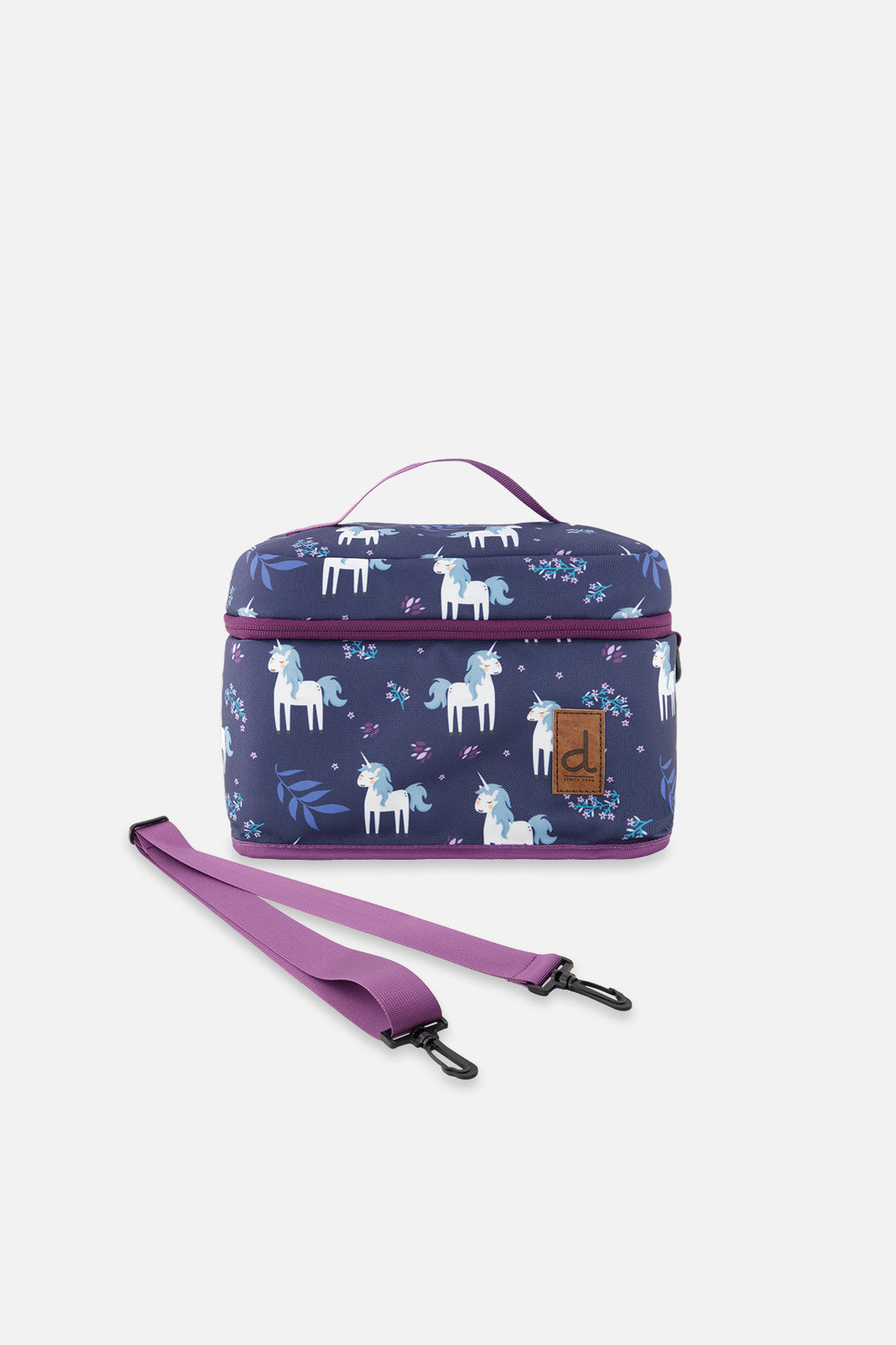 Lunch Box Blue And Purple Unicorn Print - Image 6