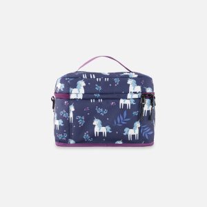 Lunch Box Blue And Purple Unicorn Print - Image 3