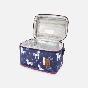 Lunch Box Blue And Purple Unicorn Print - Image 4