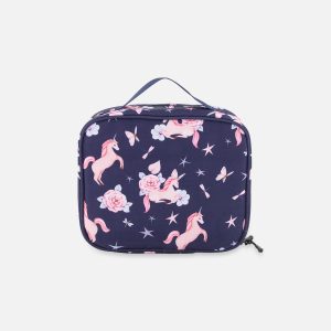 Snack Box Navy Unicorn Print - Image 2