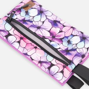 Pencil Case Black Floral Print - Image 3