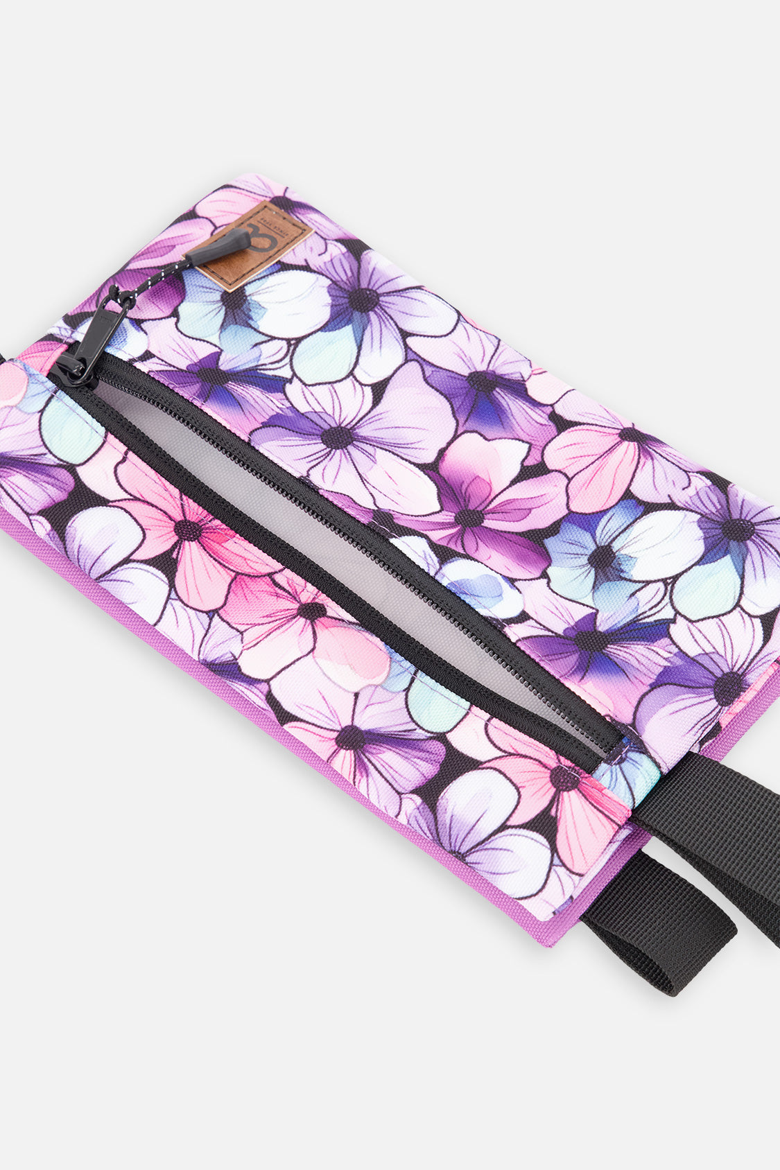 Pencil Case Black Floral Print - Image 3