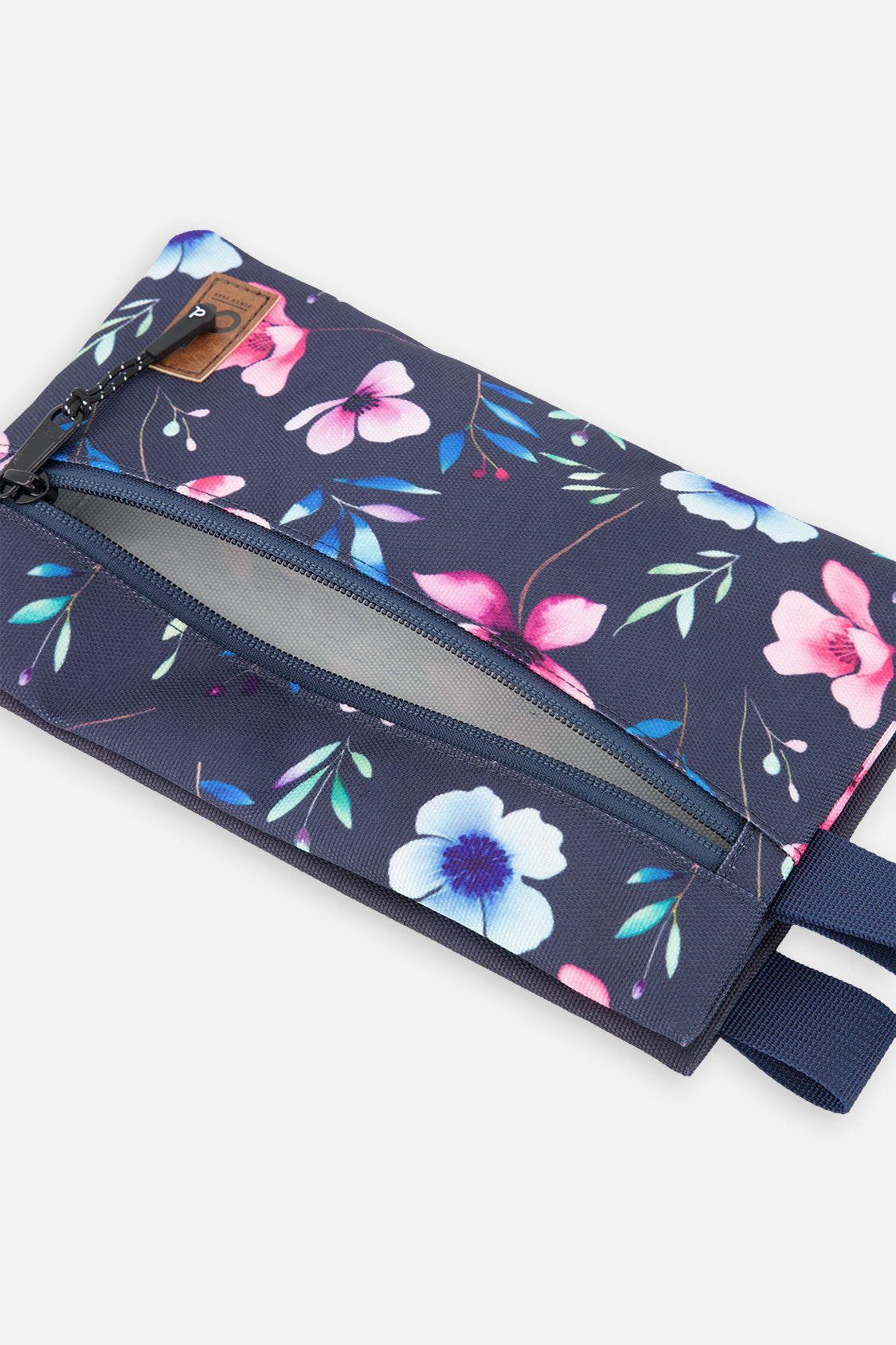 Pencil Case Blue Floral Print - Image 3