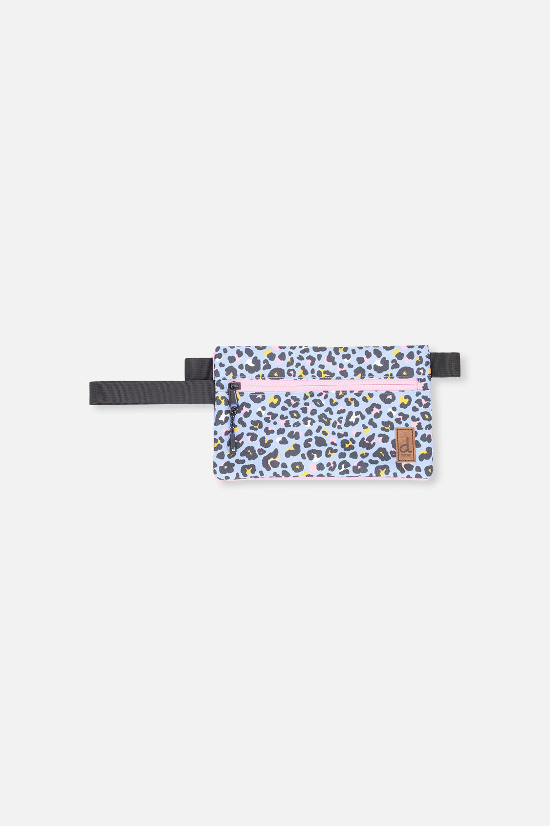Pencil Case Blue Leopard Print - Image 6
