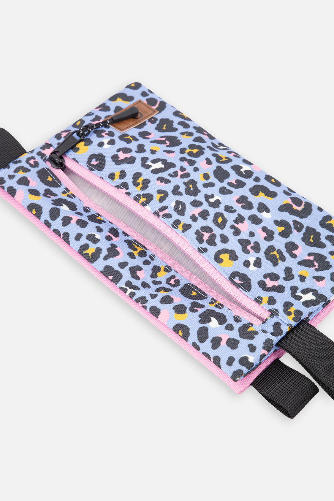 Pencil Case Blue Leopard Print - Image 3