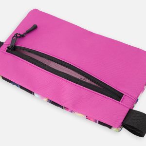 Pencil Case Black Printed With Hearts - Image 4