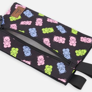 Pencil Case Black Printed Gummy Bears - Image 3