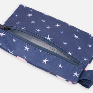 Pencil Case Navy Unicorn Print - Image 4