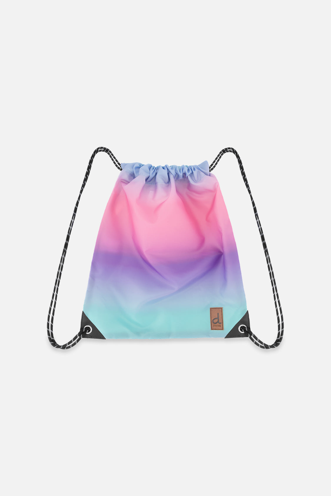 Drawstring Bag Blue And Mauve Gradient - Image 5