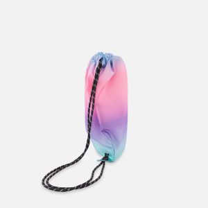 Drawstring Bag Blue And Mauve Gradient - Image 2