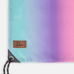 Drawstring Bag Blue And Mauve Gradient - Image 3