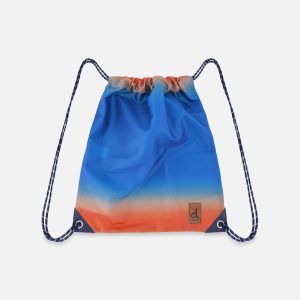 Drawstring Bag Blue And Orange Gradient - Image 5