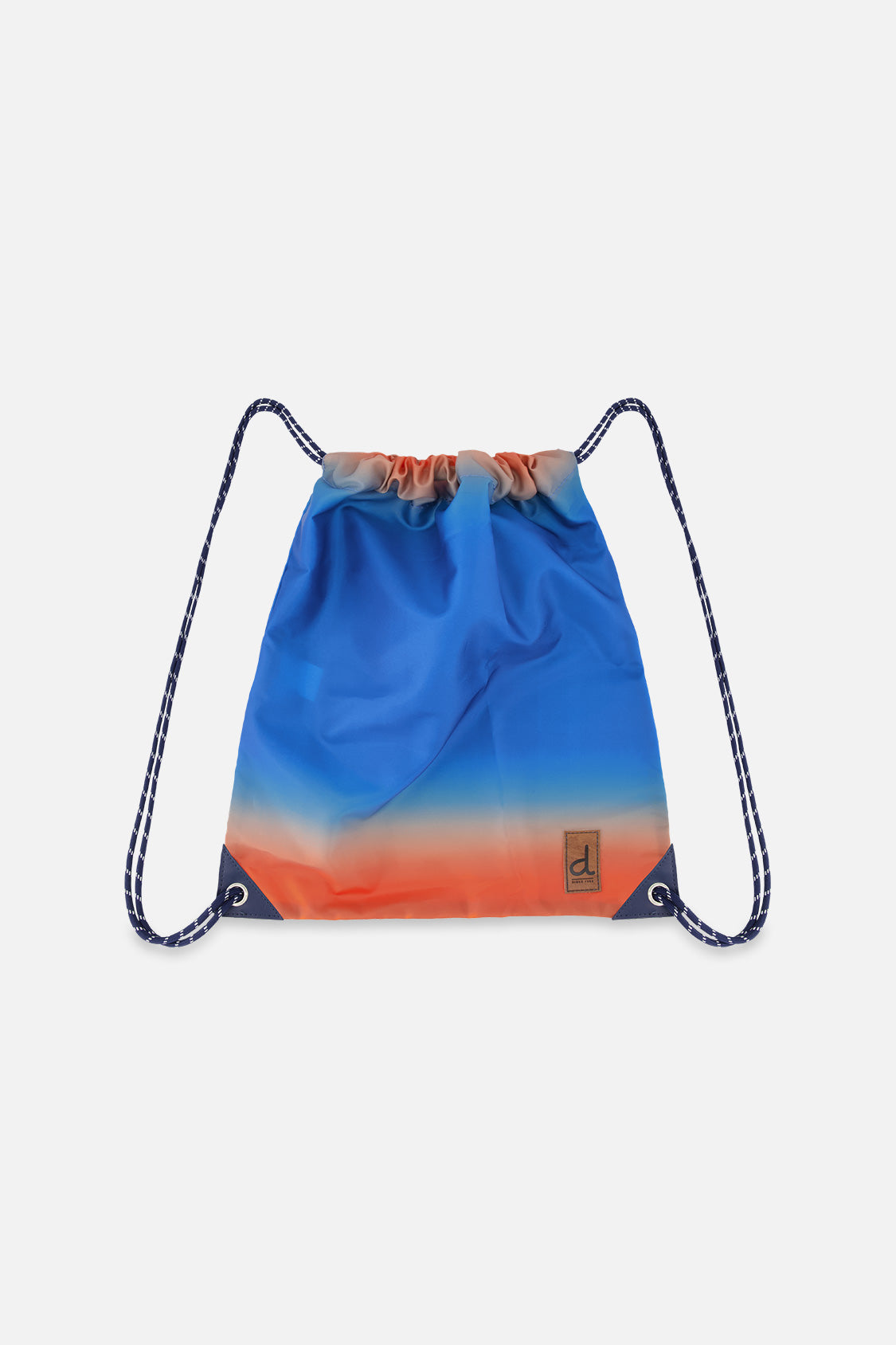 Drawstring Bag Blue And Orange Gradient - Image 5