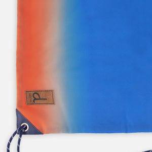 Drawstring Bag Blue And Orange Gradient - Image 3