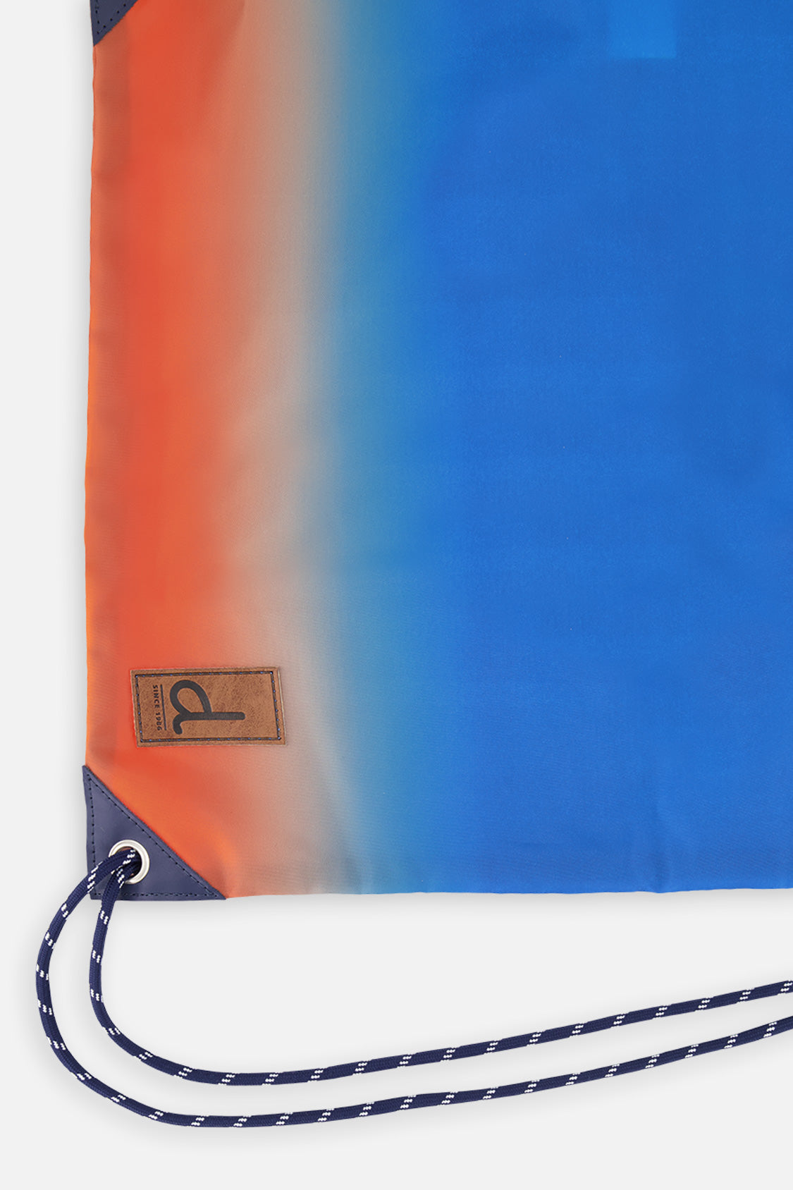Drawstring Bag Blue And Orange Gradient - Image 3