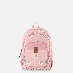 Little Kids Backpack Pink Leopard Print - Image 5