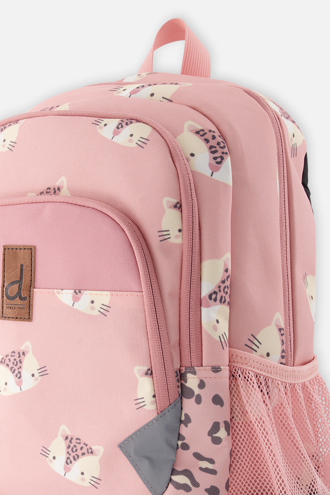 Little Kids Backpack Pink Leopard Print - Image 3