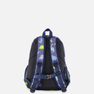 Little Kids Backpack Blue Printed Dinos - Image 2