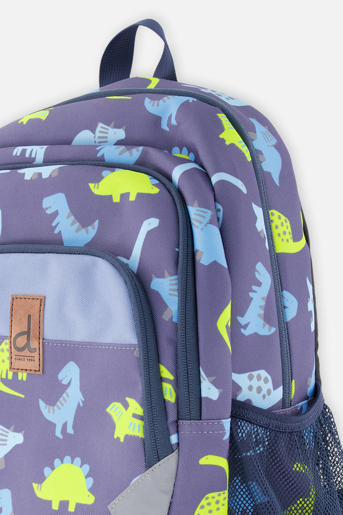 Little Kids Backpack Blue Printed Dinos - Image 3