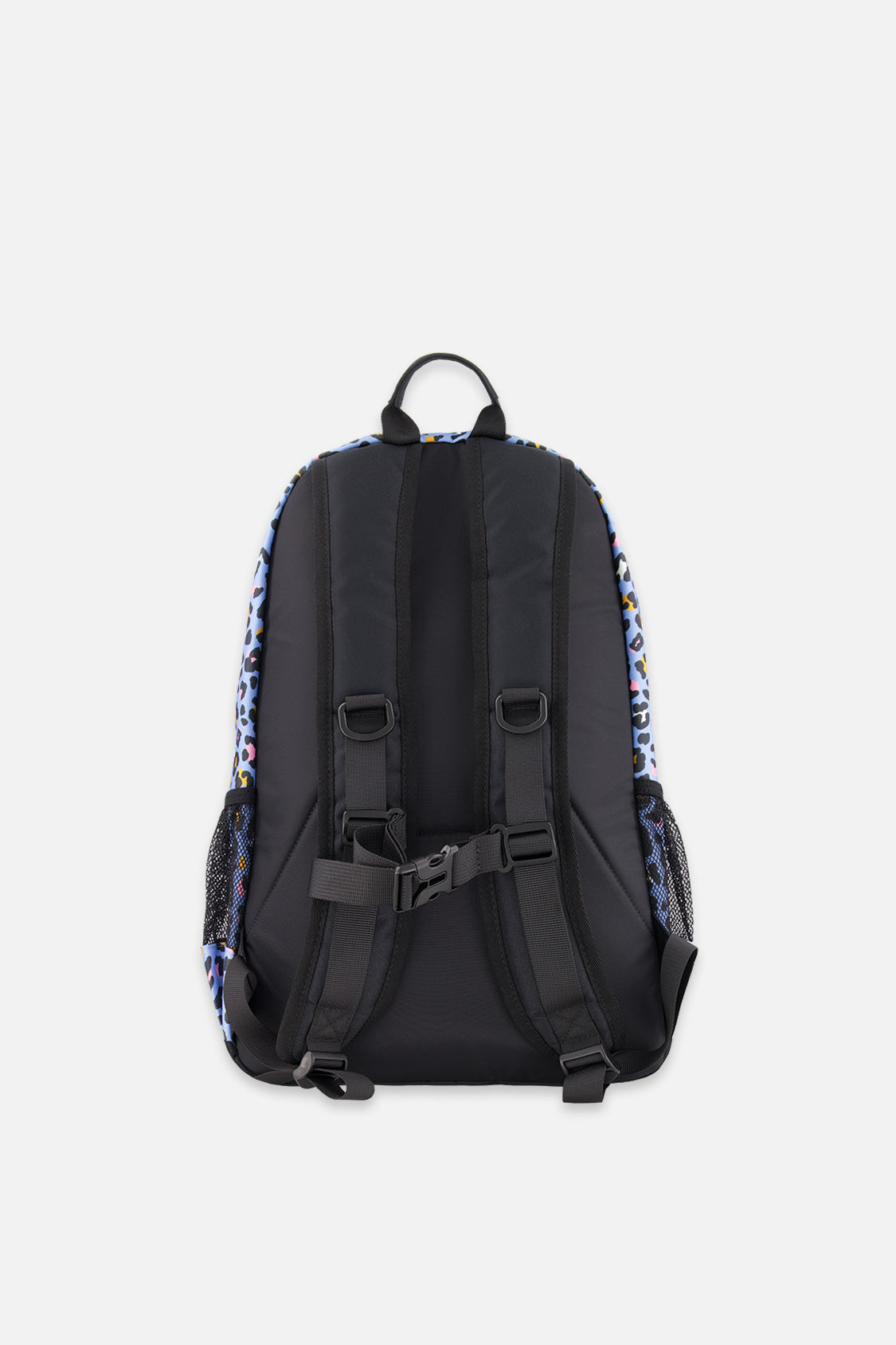 Kids Backpack Blue Leopard Print - Image 2