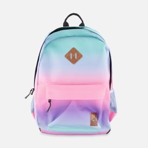 Kids Backpack Blue And Mauve Gradient - Image 5
