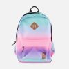 Drawstring Bag Blue And Mauve Gradient