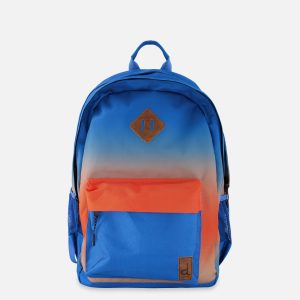 Kids Backpack Blue And Orange Gradient