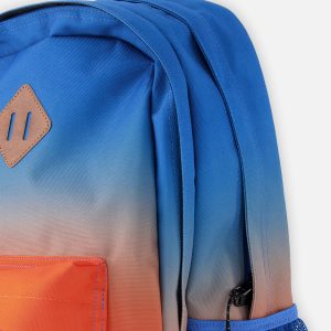 Kids Backpack Blue And Orange Gradient - Image 5