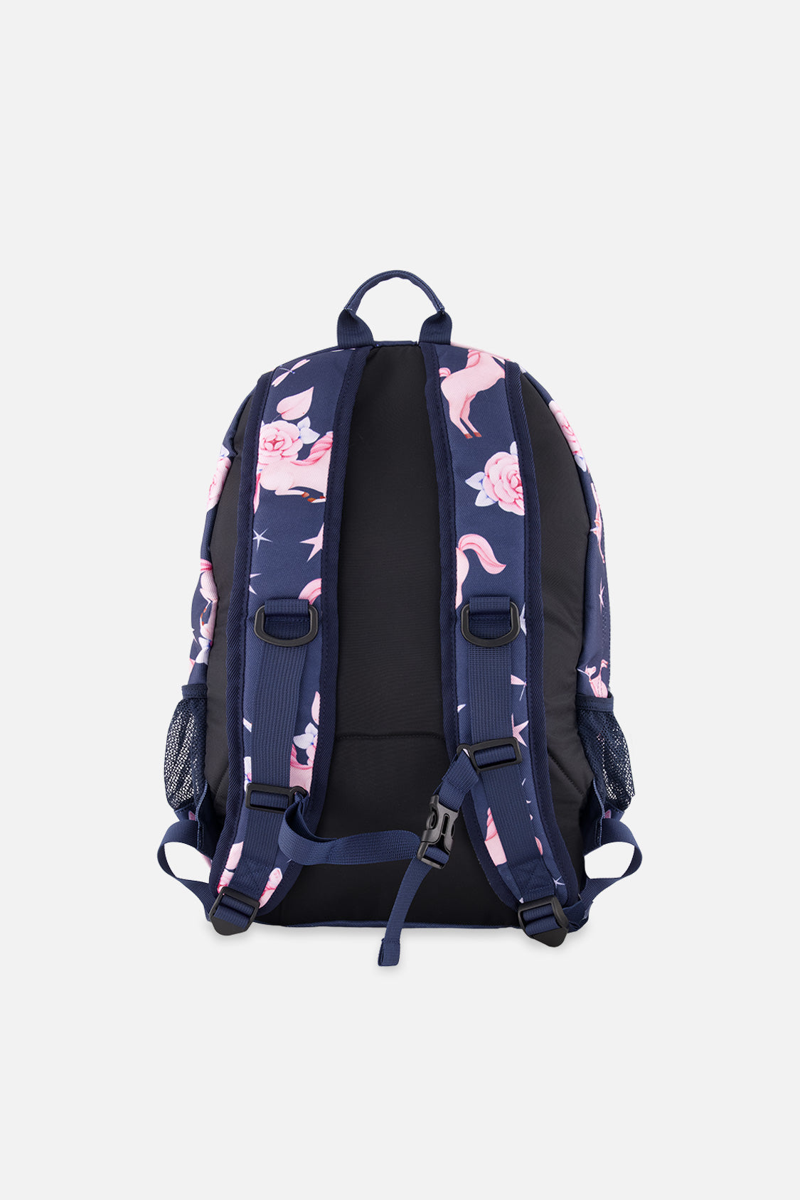 Kids Backpack Navy Unicorn Print - Image 2