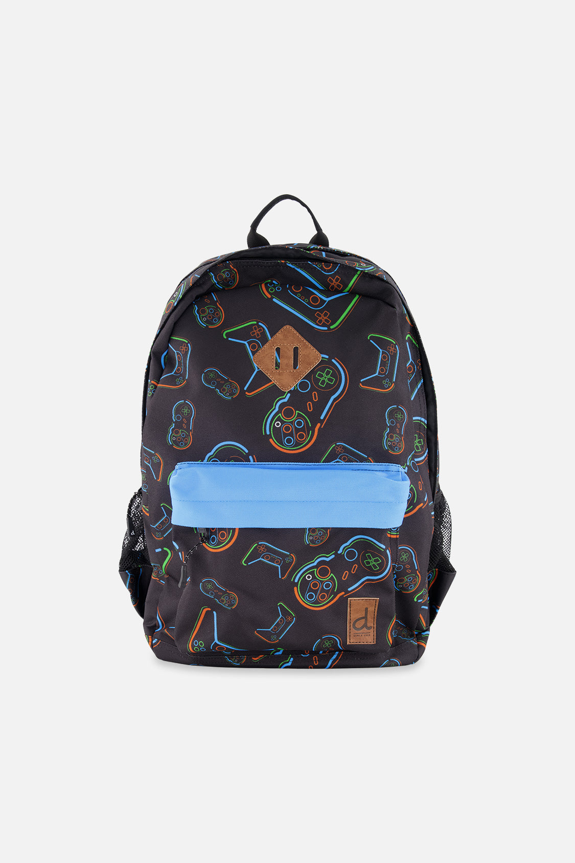 Kids Backpack Black Printed Controller - Image 5
