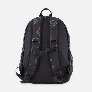 Alternative view of Kids Backpack Black Printed Controller