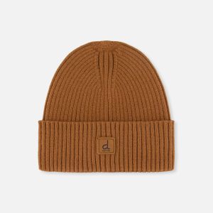Ribbed Knit Hat Brown Sugar - Image 5